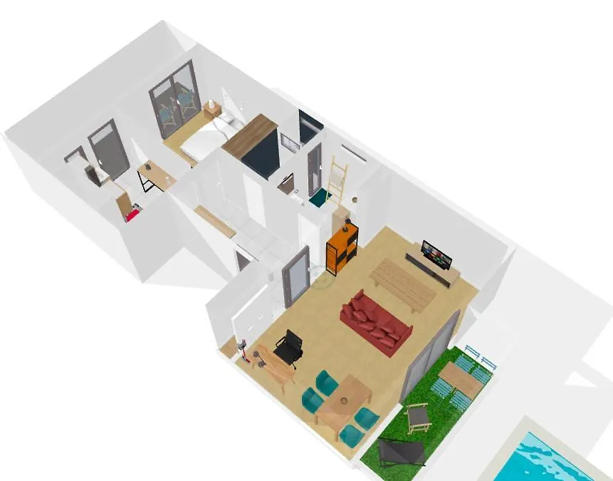 Les Jardins De Rangueil, Parking, Metro, Piscine Apartment Toulouse France